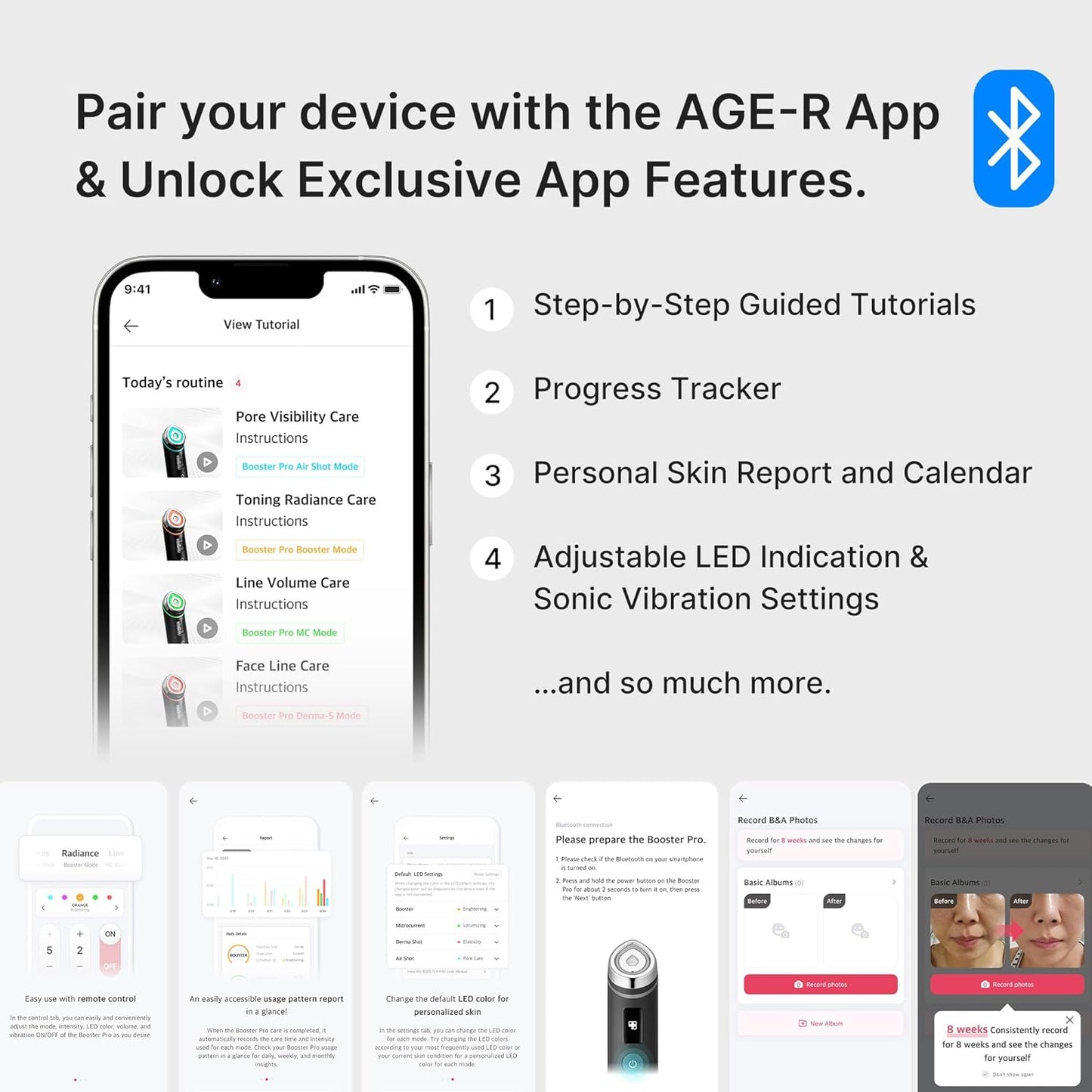 6-in-1 Professional Glass Glow Device